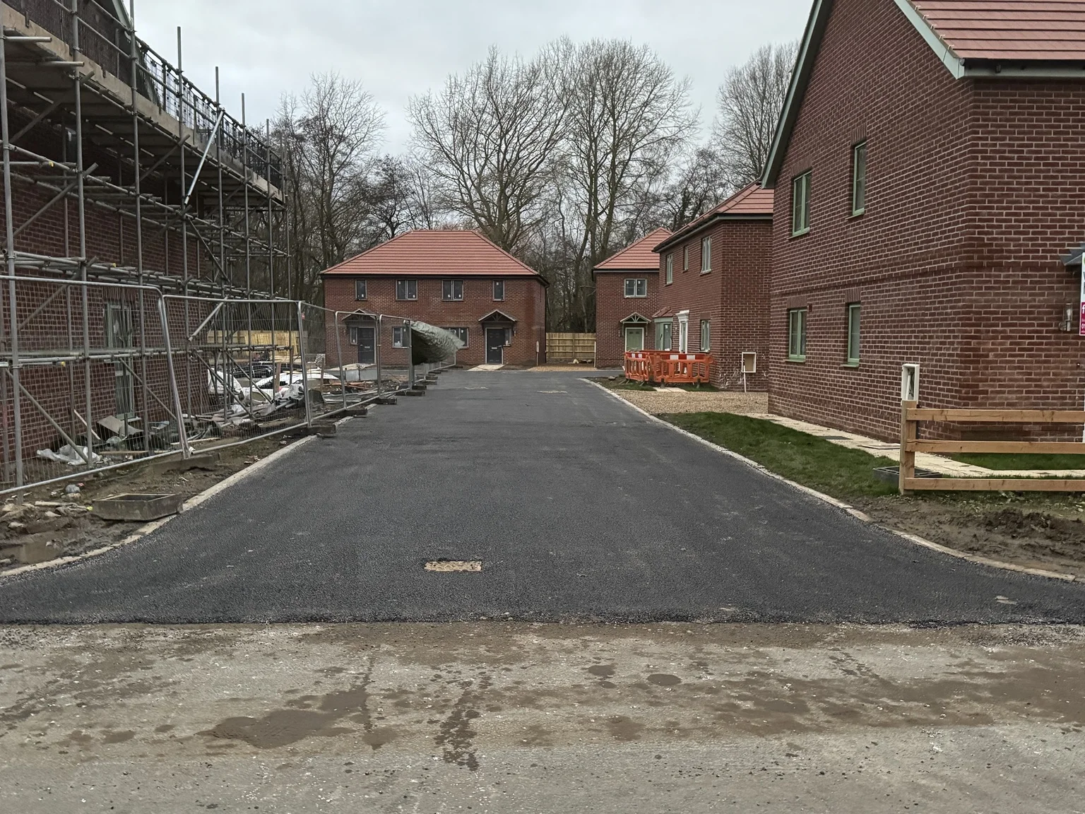 Garboldisham: roads, kerbs & civils