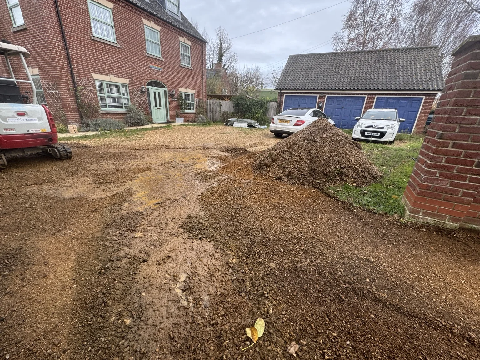 Marham Driveway: marham before